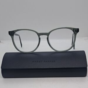 NWOT RX-ABLE Warby Parker Olive Green Eyeglass Frames Carlton W714